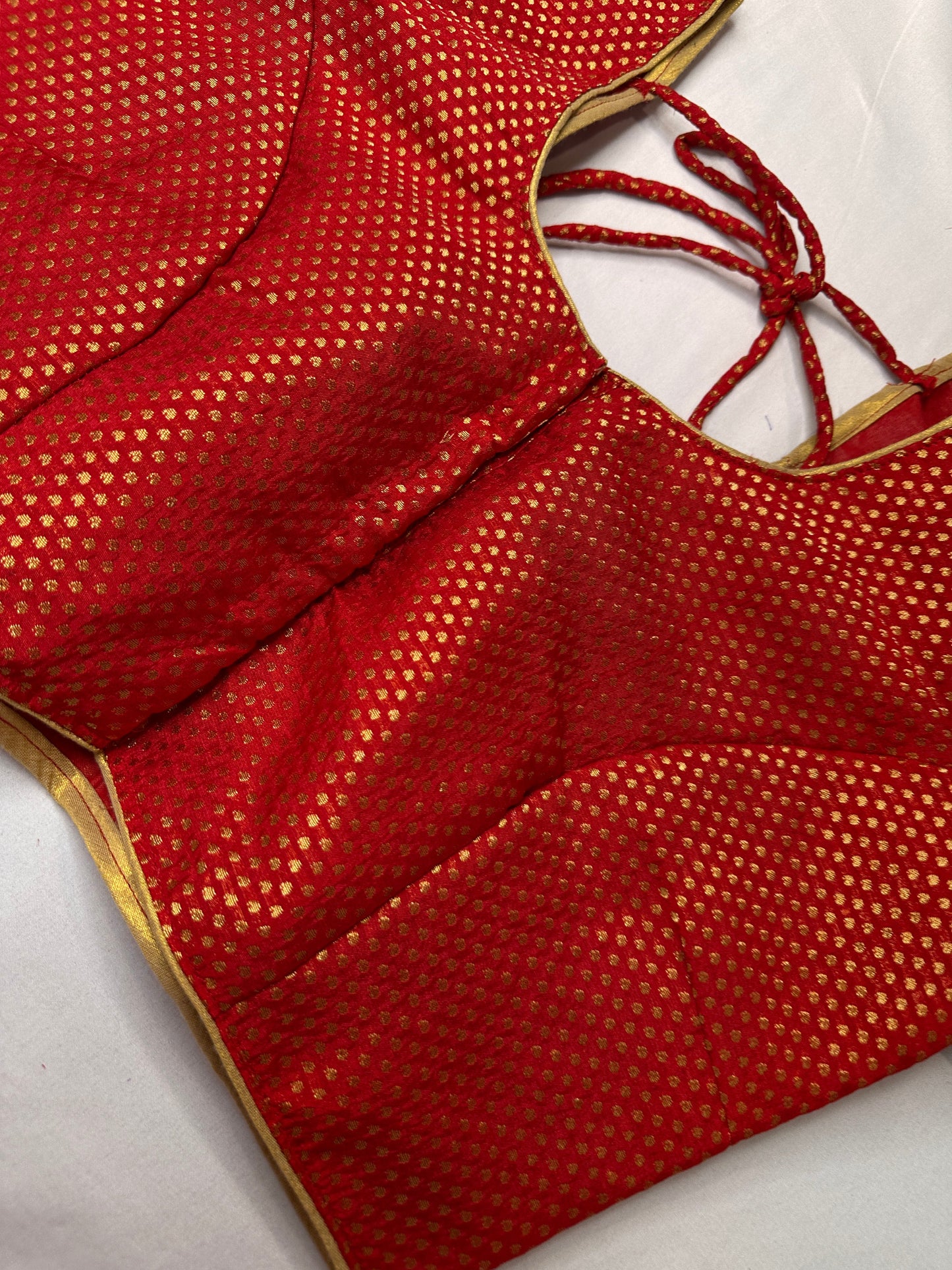 Red Banarsi Blouse
