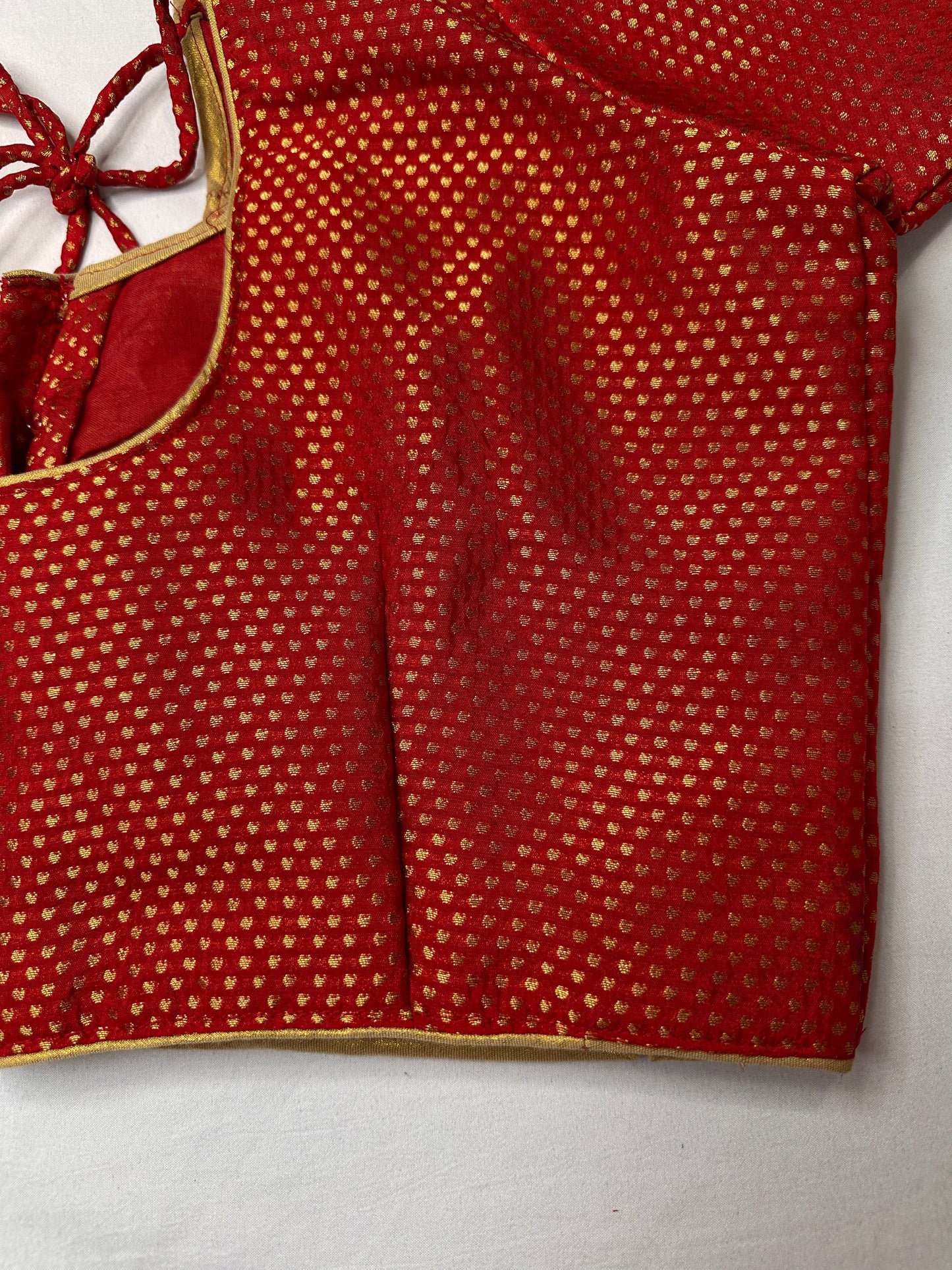 Red Banarsi Blouse
