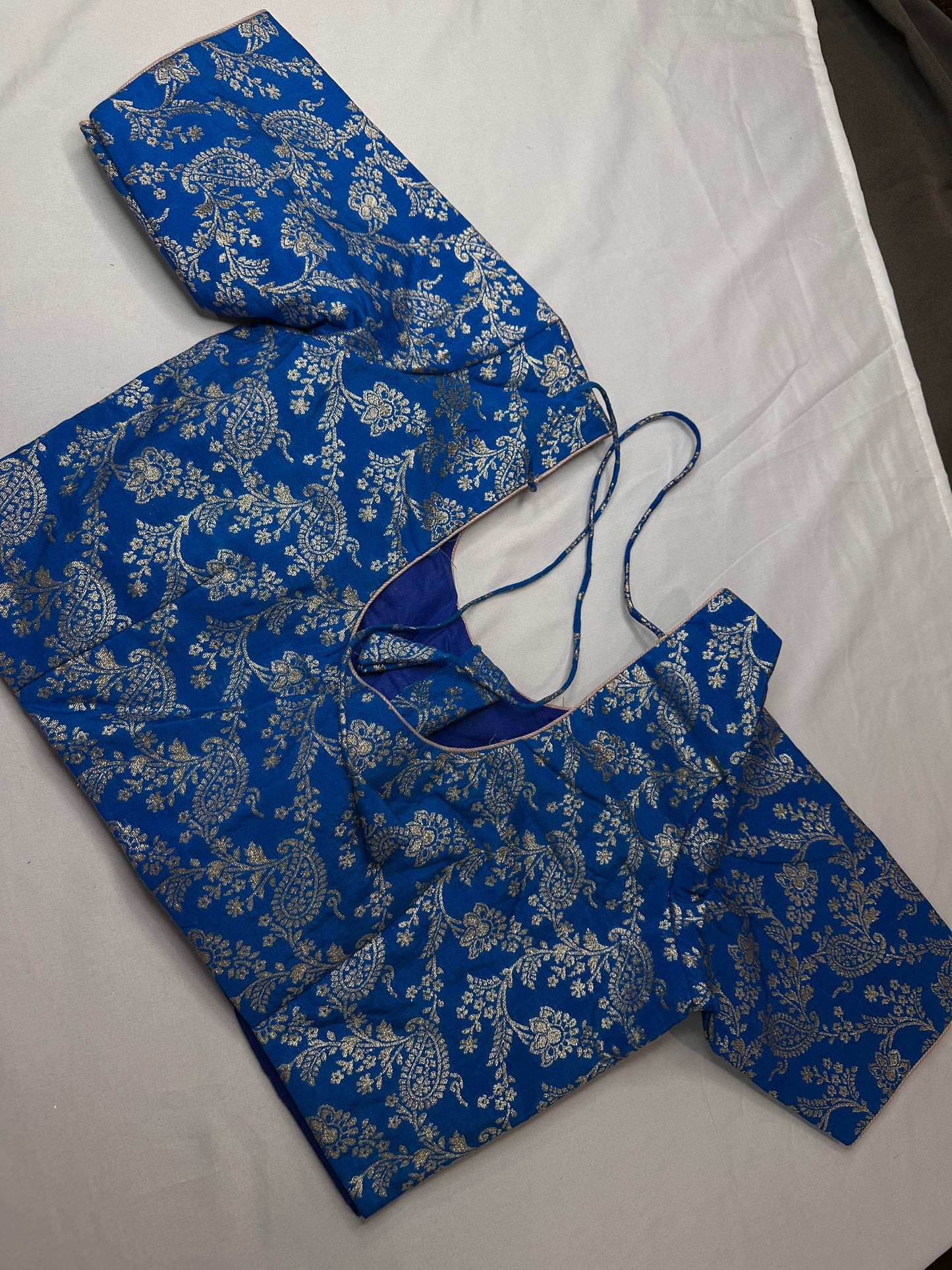 Blue Banarsi Blouse