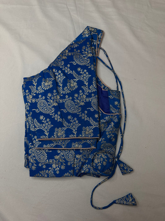 Blue Banarsi Blouse