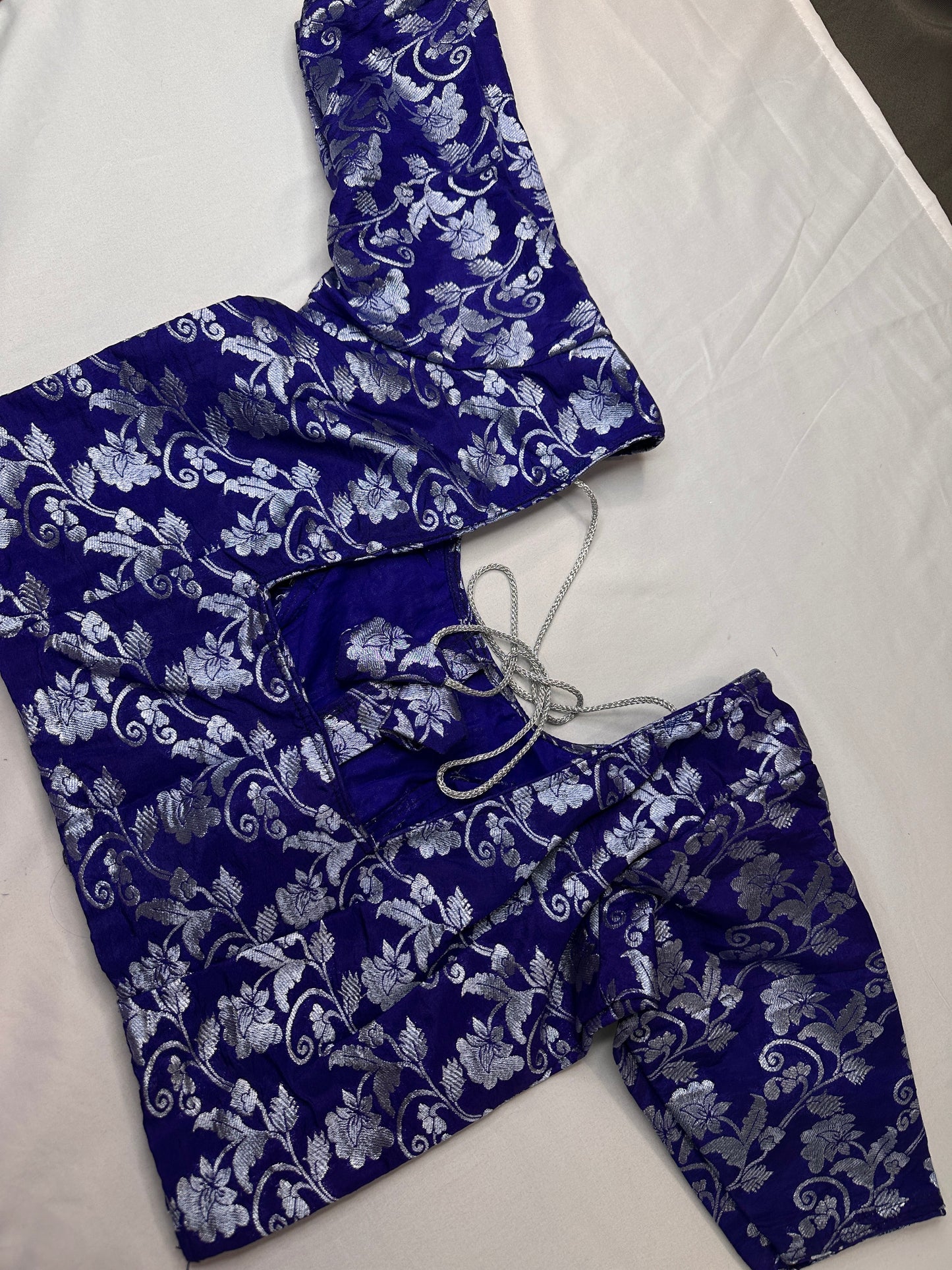 Purple Banarsi Blouse