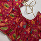 Pink Silk Kalamkari Blouse