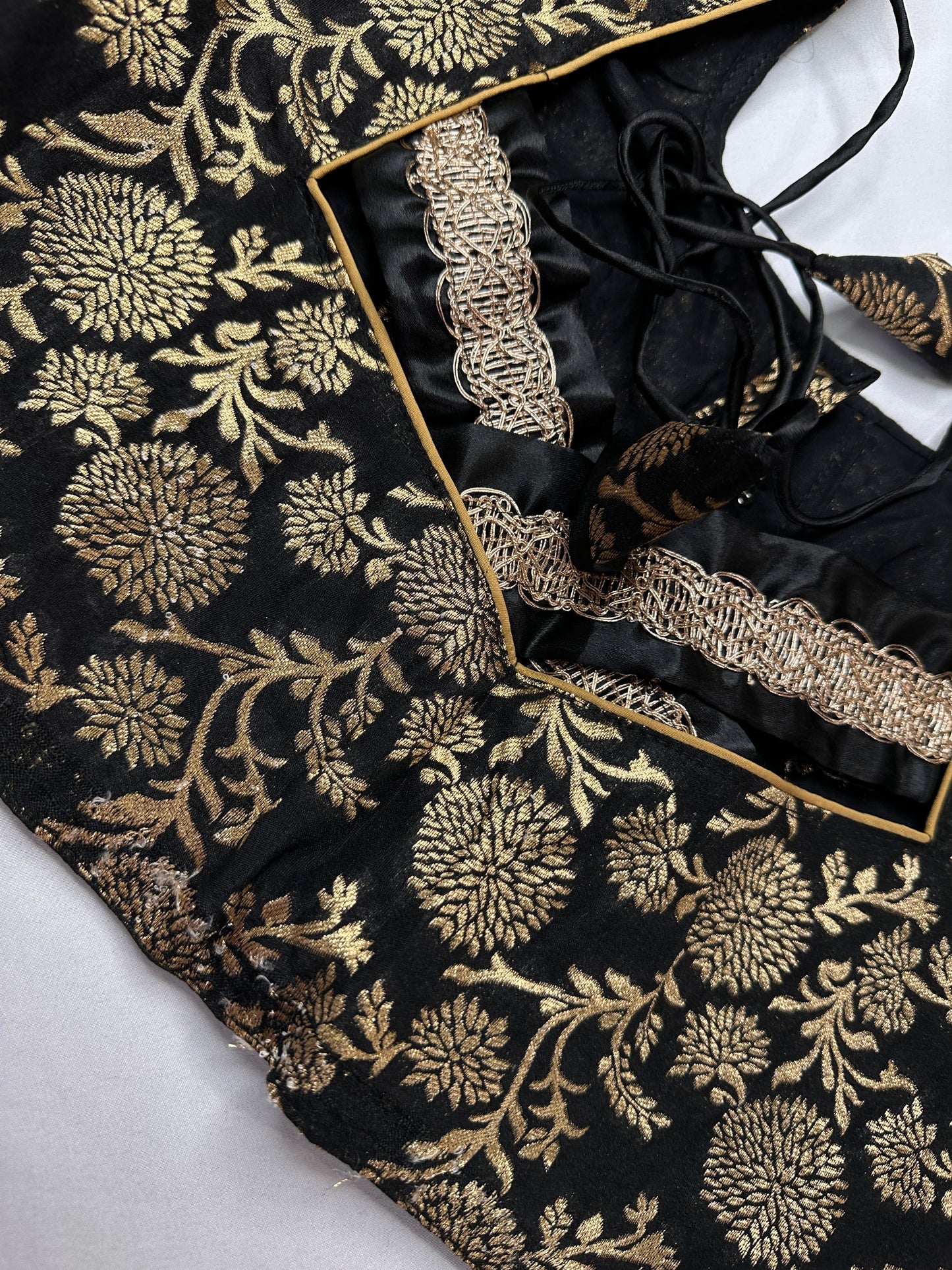 Black Banarsi Blouse