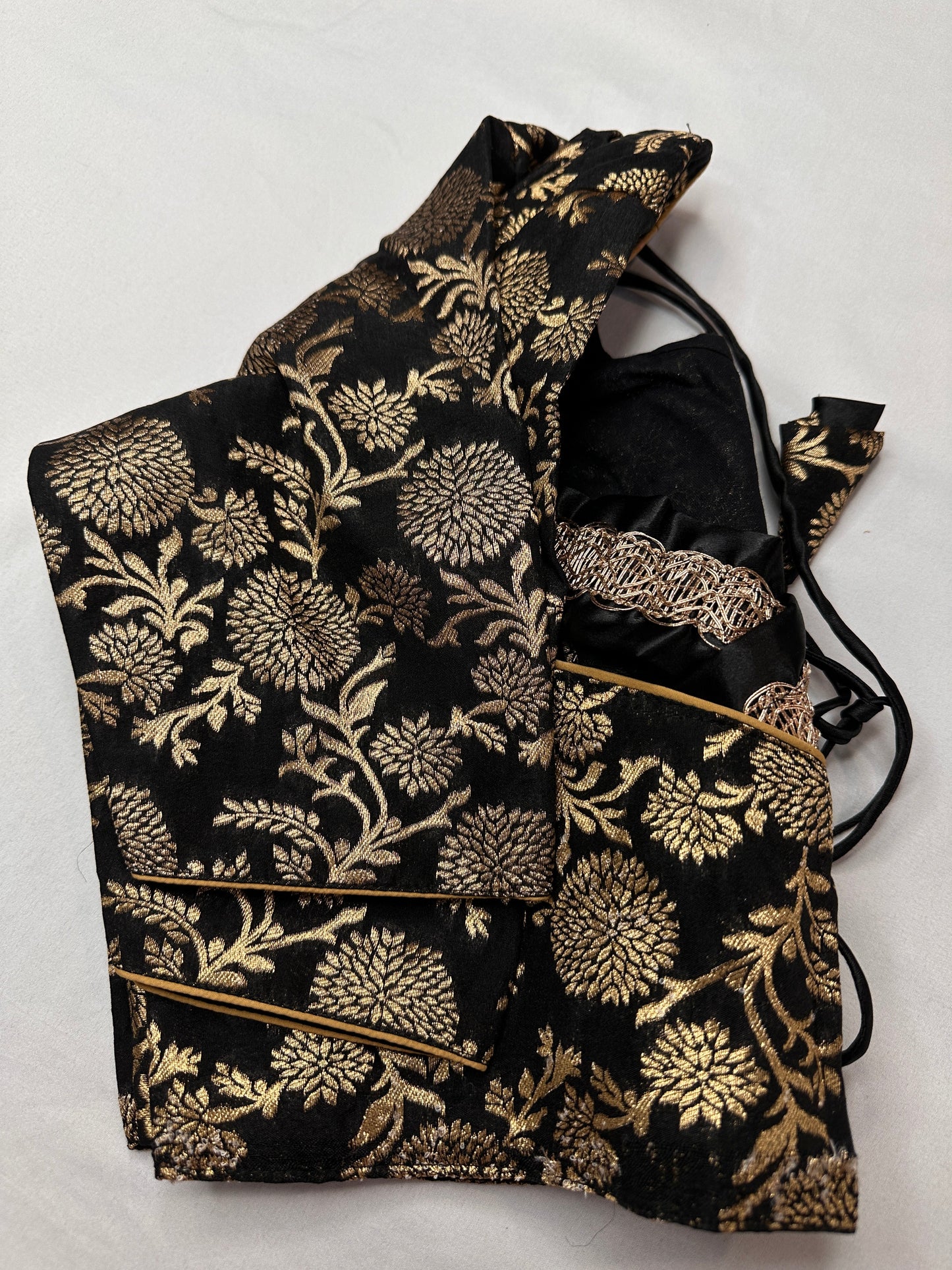 Black Banarsi Blouse