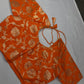 Orange Banarsi Blouse