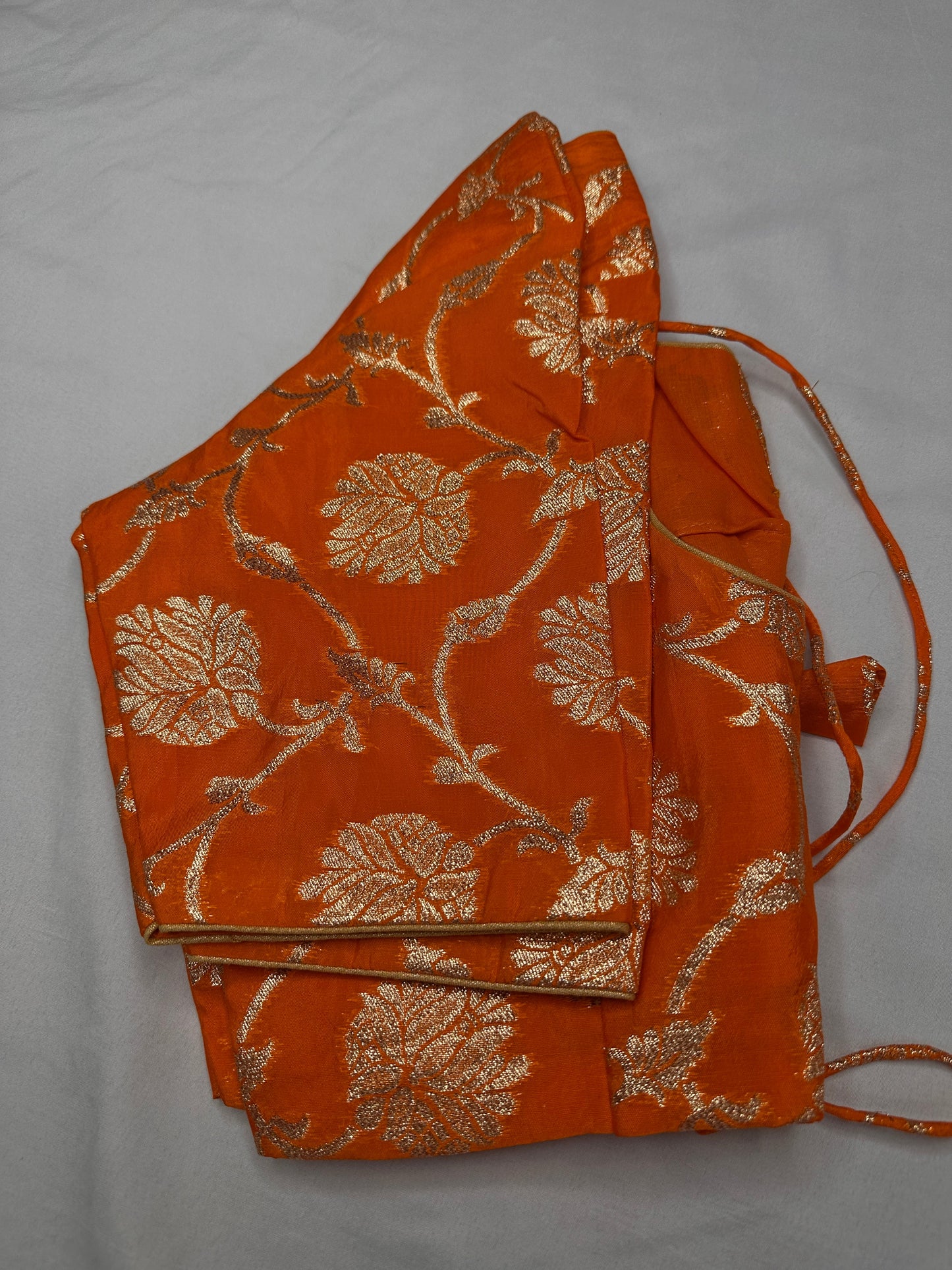 Orange Banarsi Blouse