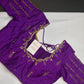 Purple Kardana Pearls Maggam Blouse