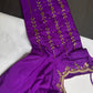 Purple Kardana Pearls Maggam Blouse