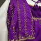 Purple Kardana Pearls Maggam Blouse