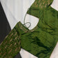 Green Leaf Kardana Pearls Maggam Blouse