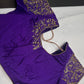 Kardana Maggam Purple Blouse