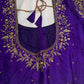 Kardana Maggam Purple Blouse