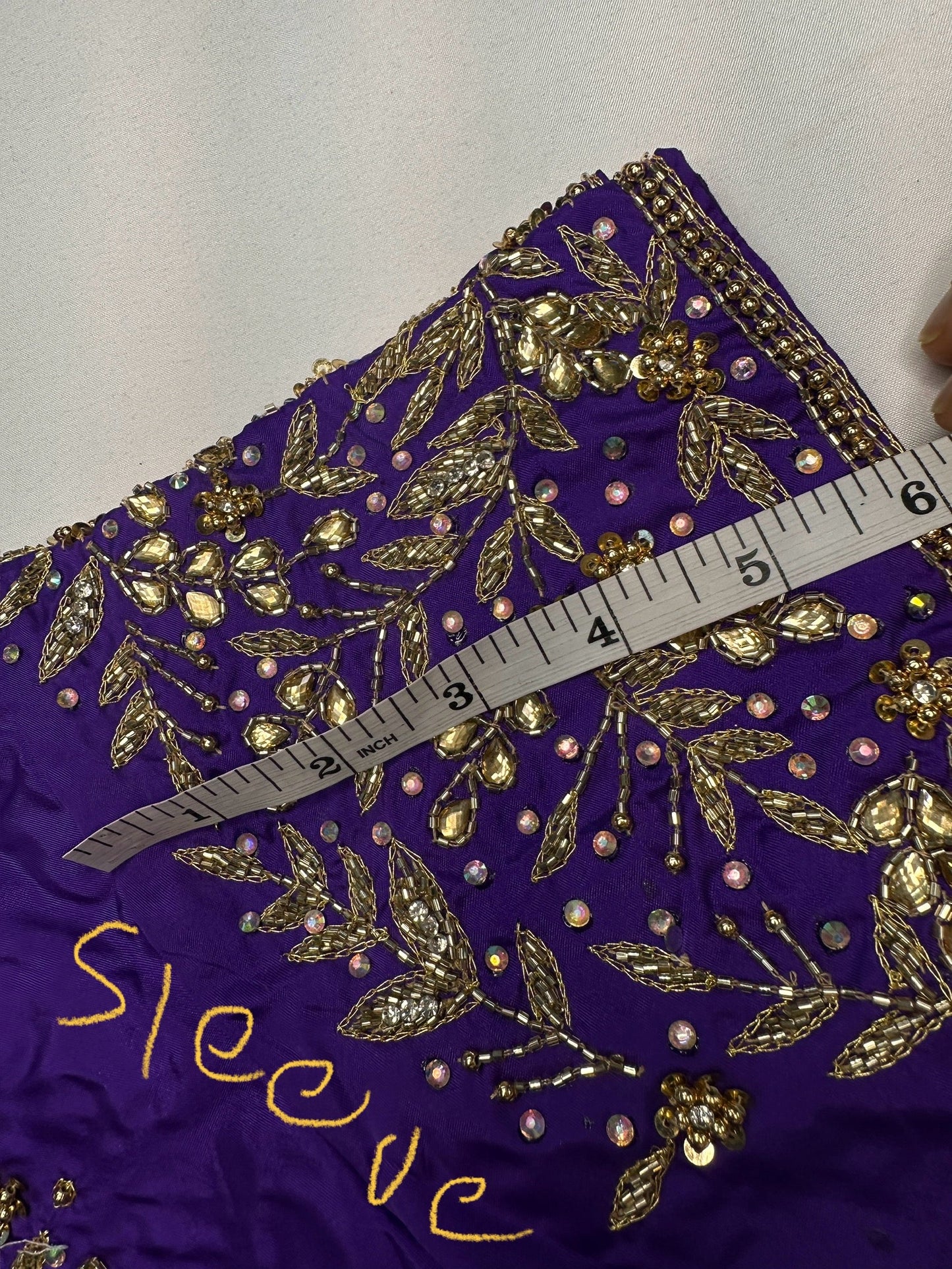 Kardana Maggam Purple Blouse