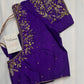 Kardana Maggam Purple Blouse