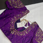 Kardana Maggam Purple Blouse