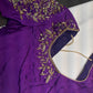 Kardana Maggam Purple Blouse