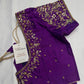 Kardana Maggam Purple Blouse