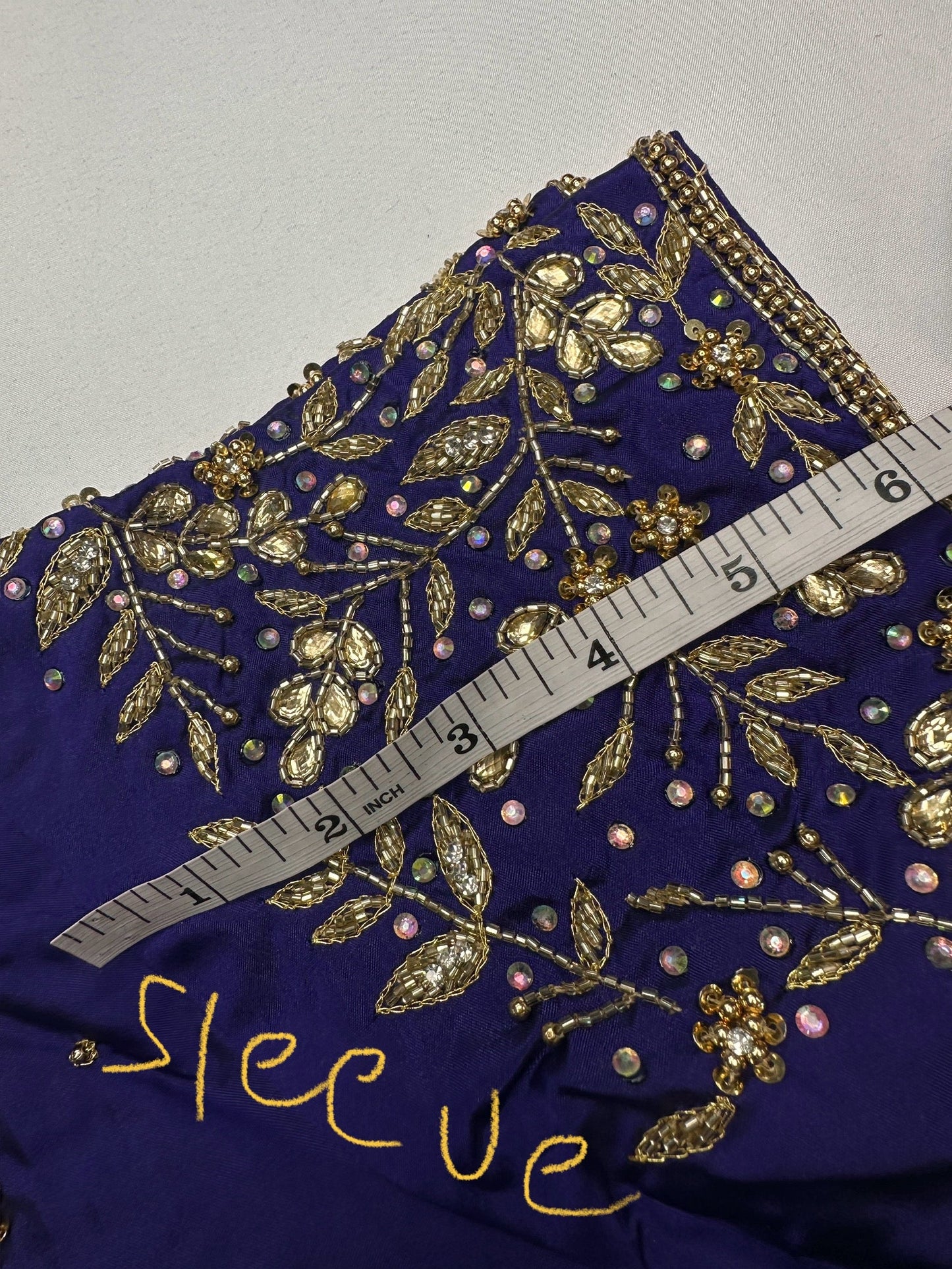 Kardana Maggam Blue Blouse