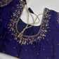 Kardana Maggam Blue Blouse