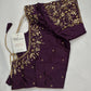 Kardana Maggam Mauve Purple Blouse