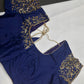 Kardana Maggam Blue Blouse
