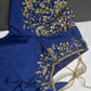 Kardana Maggam Blue Blouse