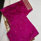 Pink Simple Silk Blouse
