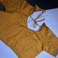 Gold Simple Silk Blouse