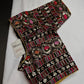 Black Sequence Thread Work Blouse