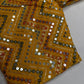 Yellow Foil Work Blouse