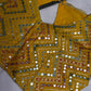 Yellow Foil Work Blouse