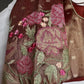 Copper Tissue Embroidery Work Blouse