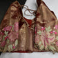 Copper Tissue Embroidery Work Blouse