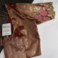 Copper Tissue Embroidery Work Blouse