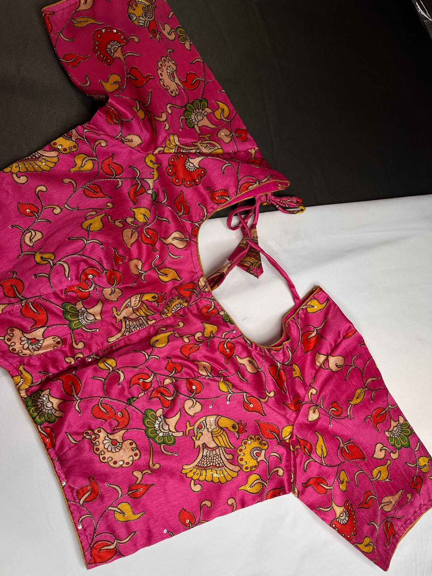 Pink Kalamkari Blouse
