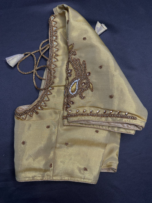 Golden Tissue Blouse