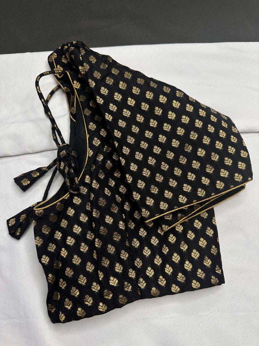 Black Banarsi Blouse