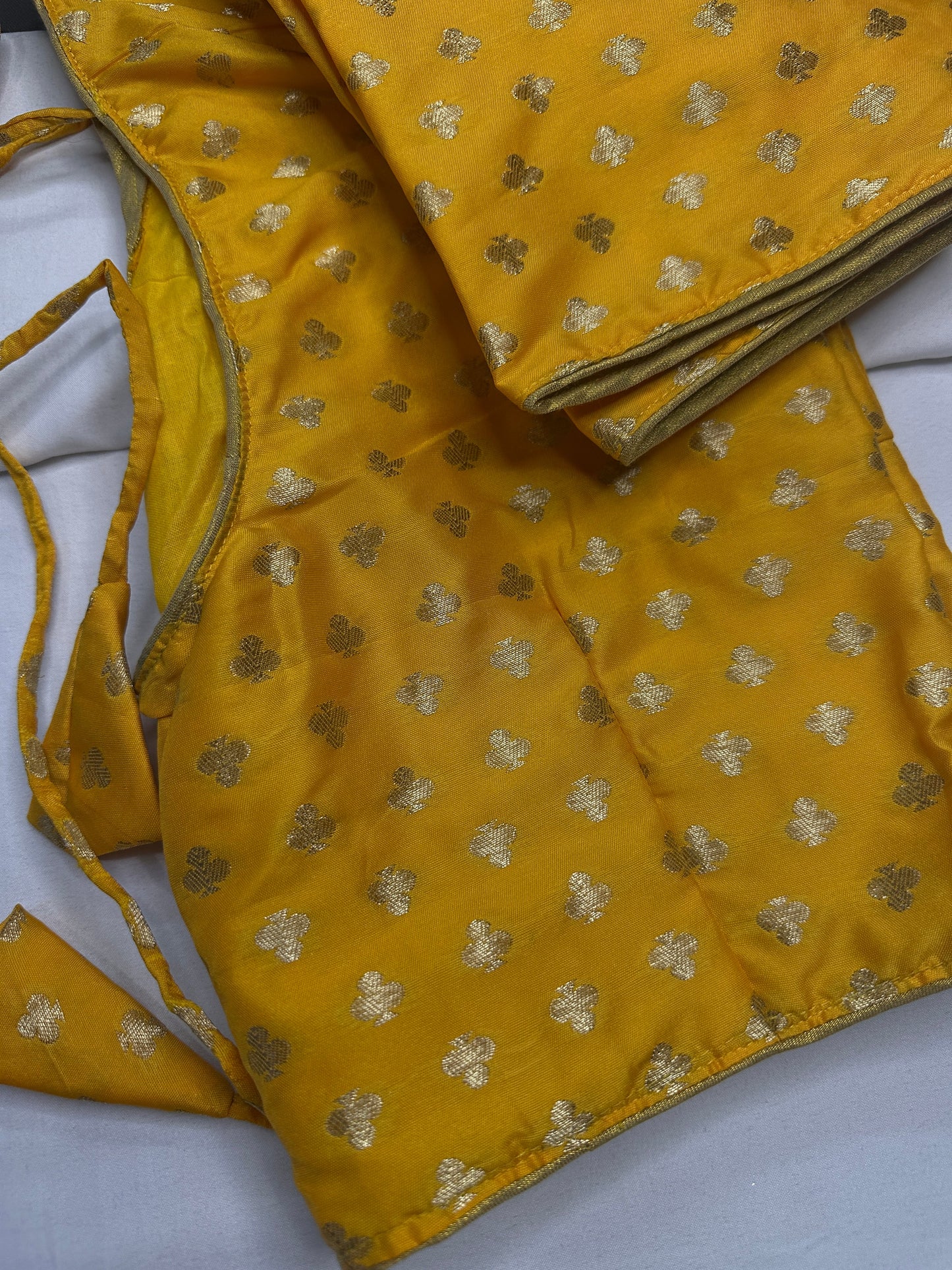 Yellow Banarsi Blouse