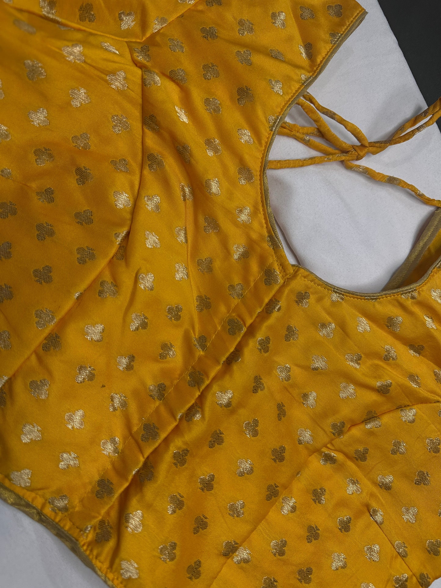 Yellow Banarsi Blouse