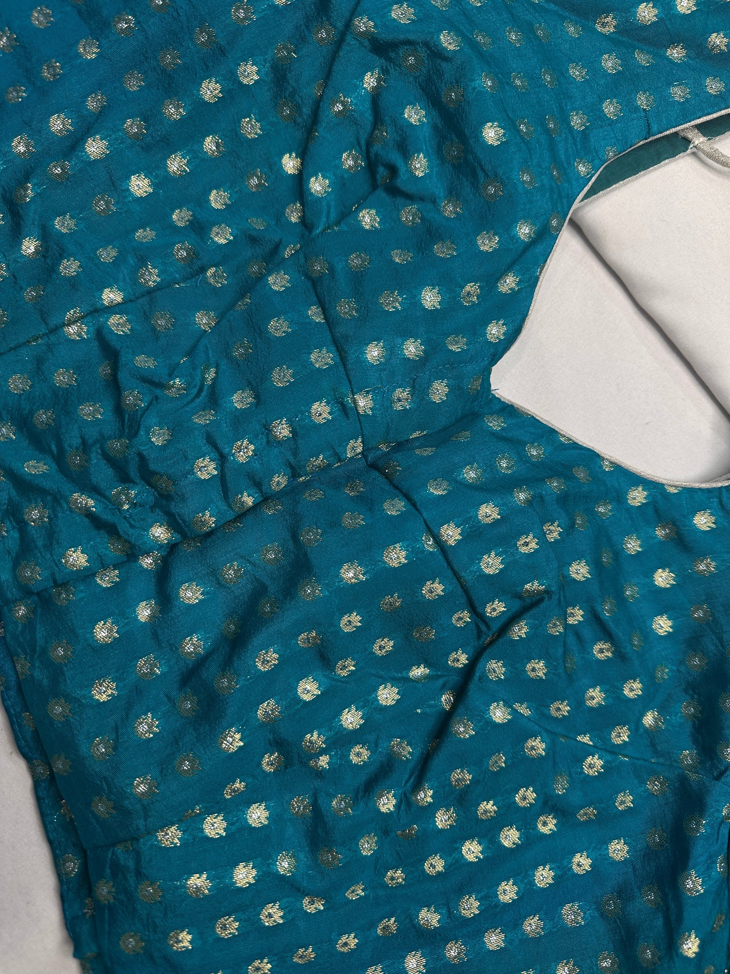 Blue Banarsi Blouse