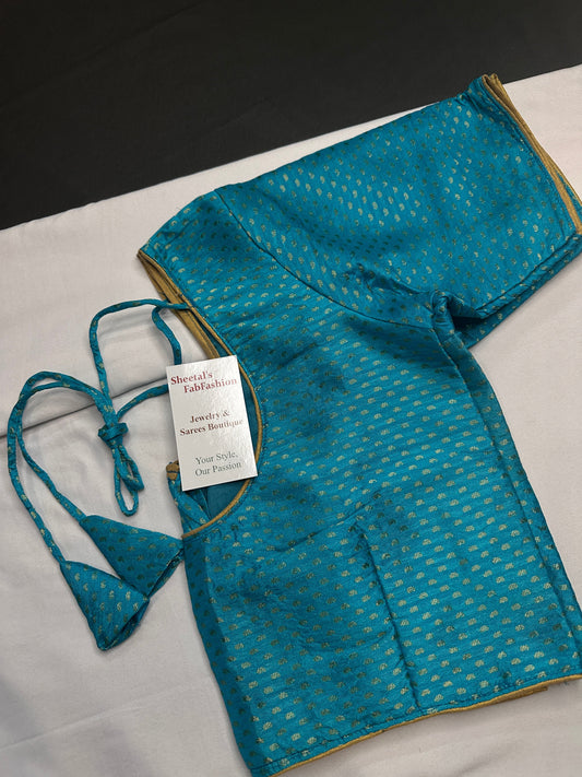 Blue Banarsi Blouse