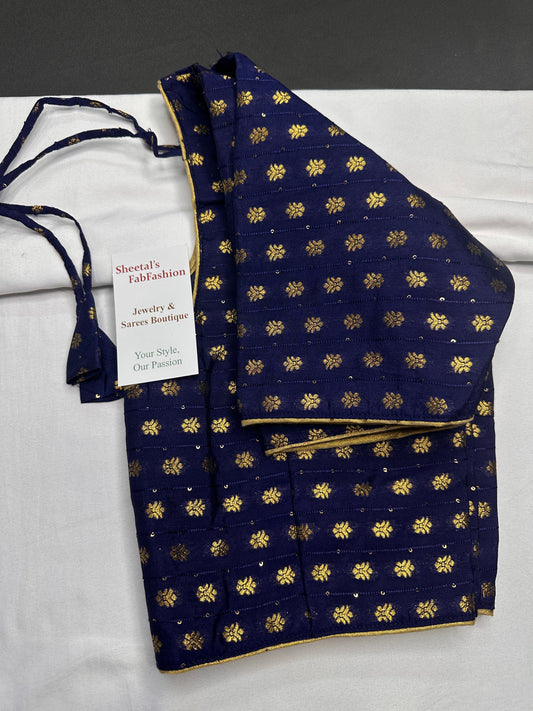 Blue Banarsi Blouse