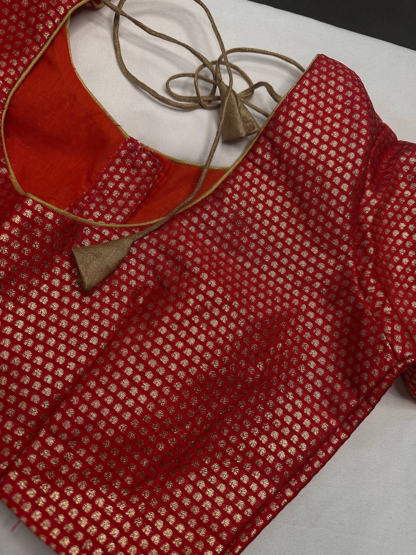 Red Banarsi Blouse