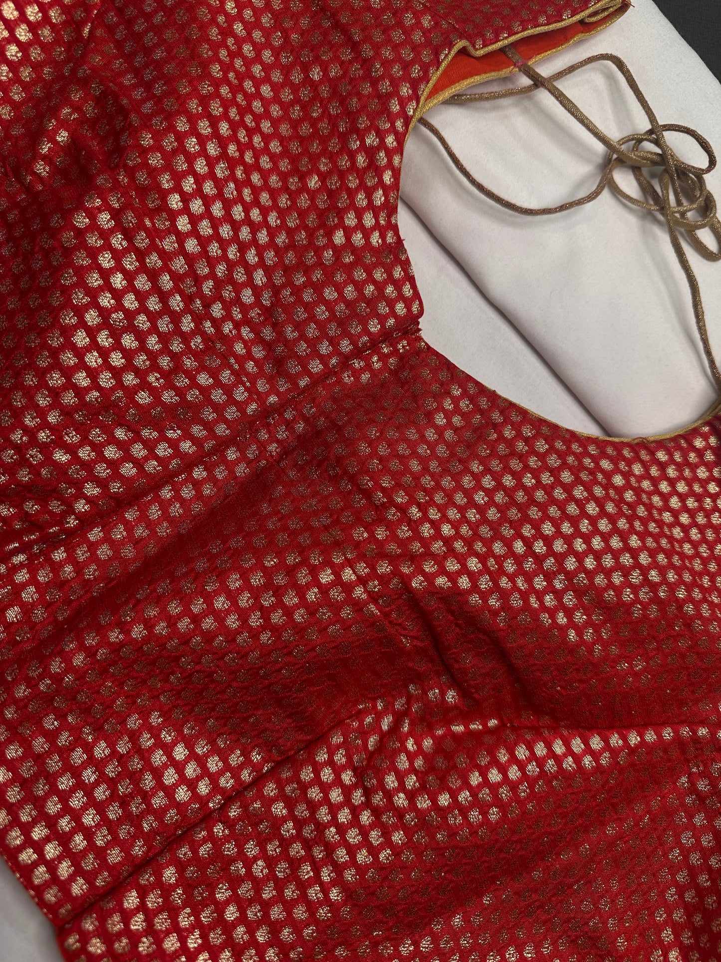 Red Banarsi Blouse
