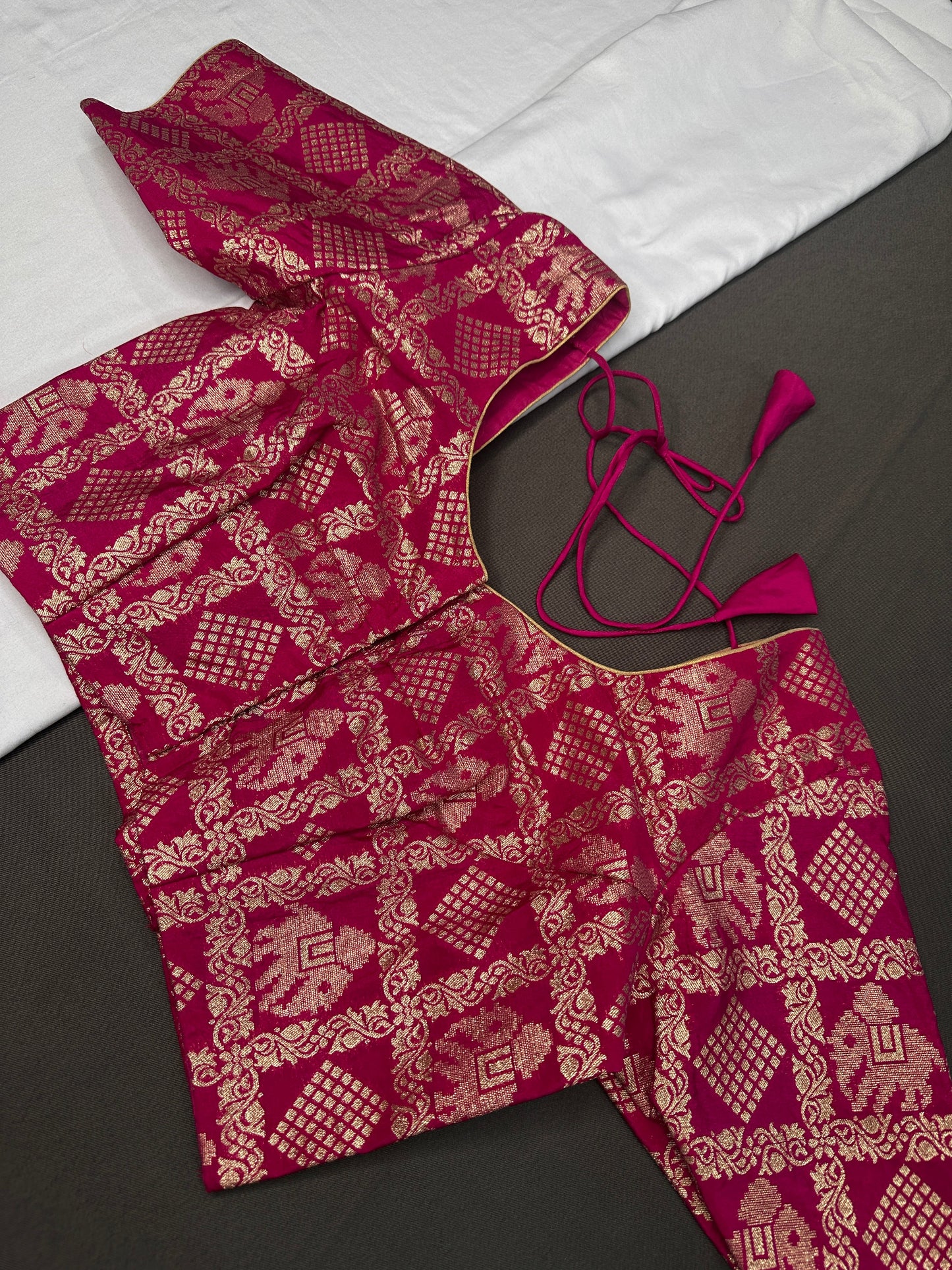 Pink Banarsi Blouse