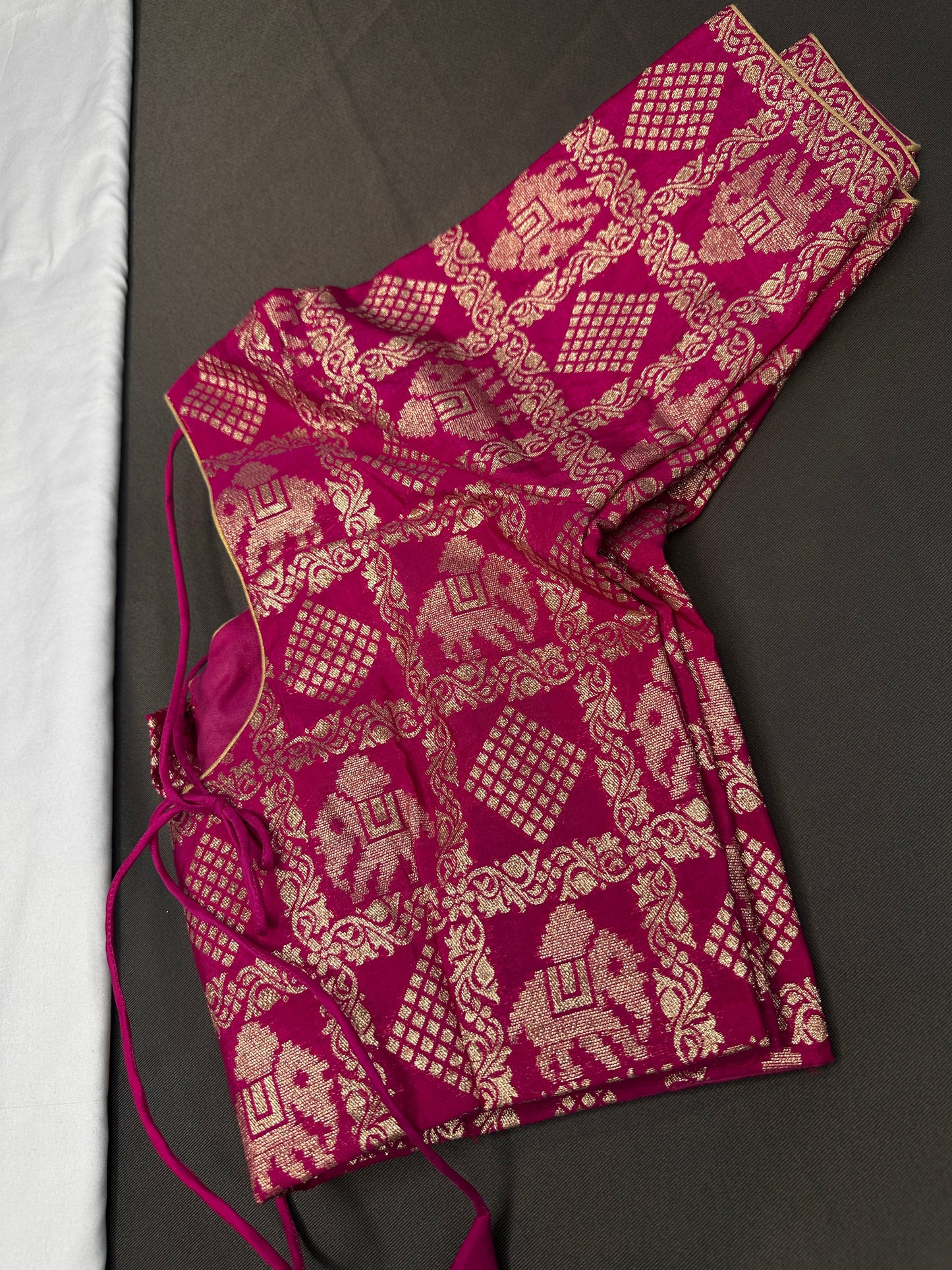Pink Banarsi Blouse