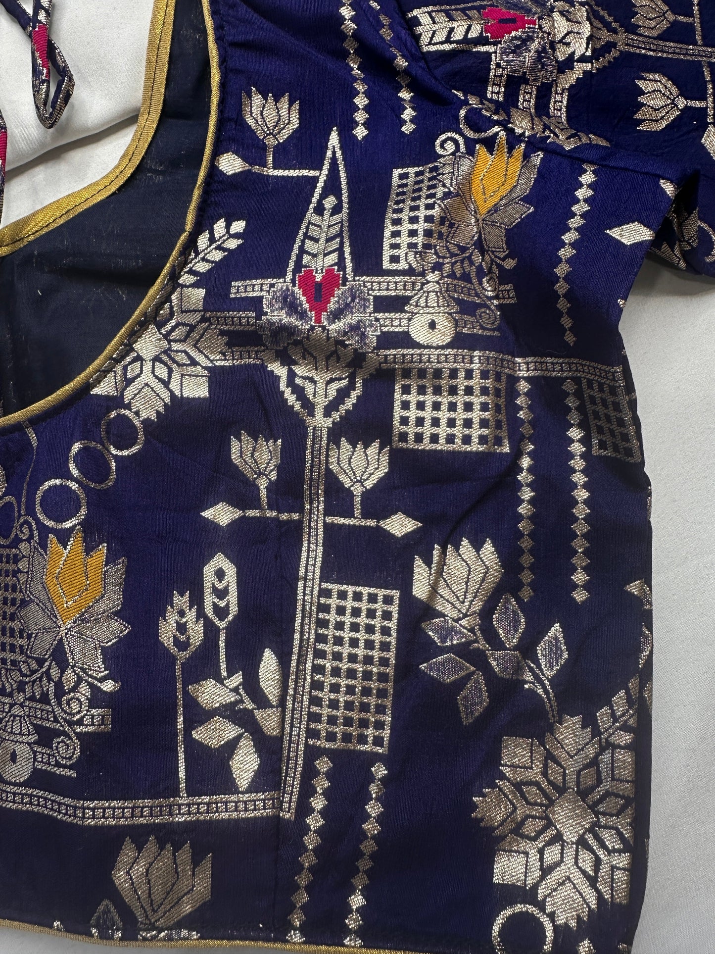 Blue Banarsi Blouse