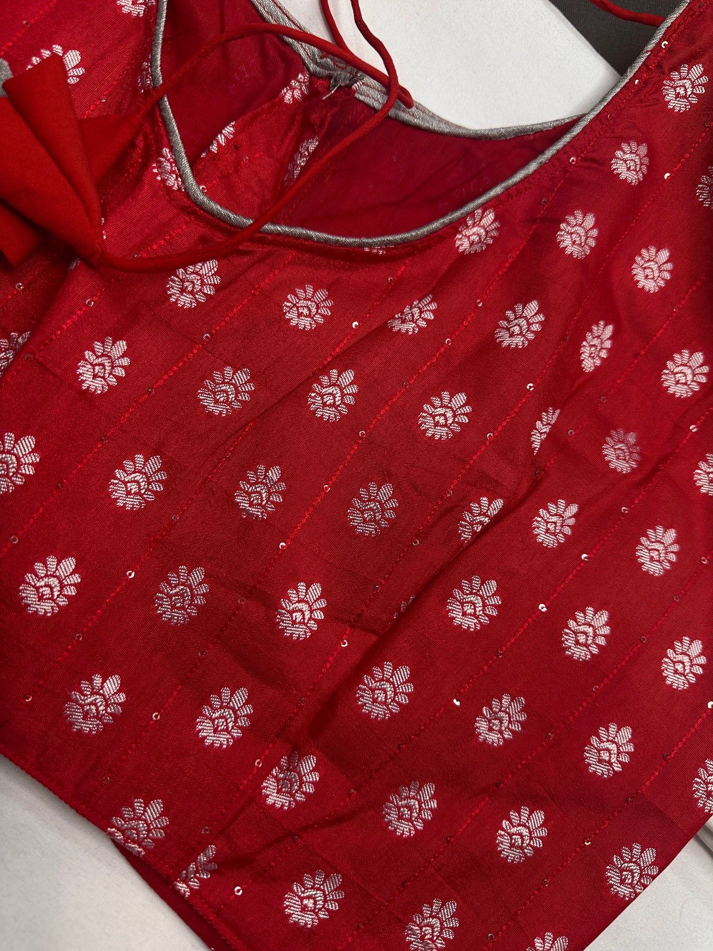 Red Banarsi Blouse