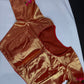 Gold Orange Pure Painthani Blouse