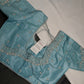 Blue Kardana Silk Maggam Aari Blouse